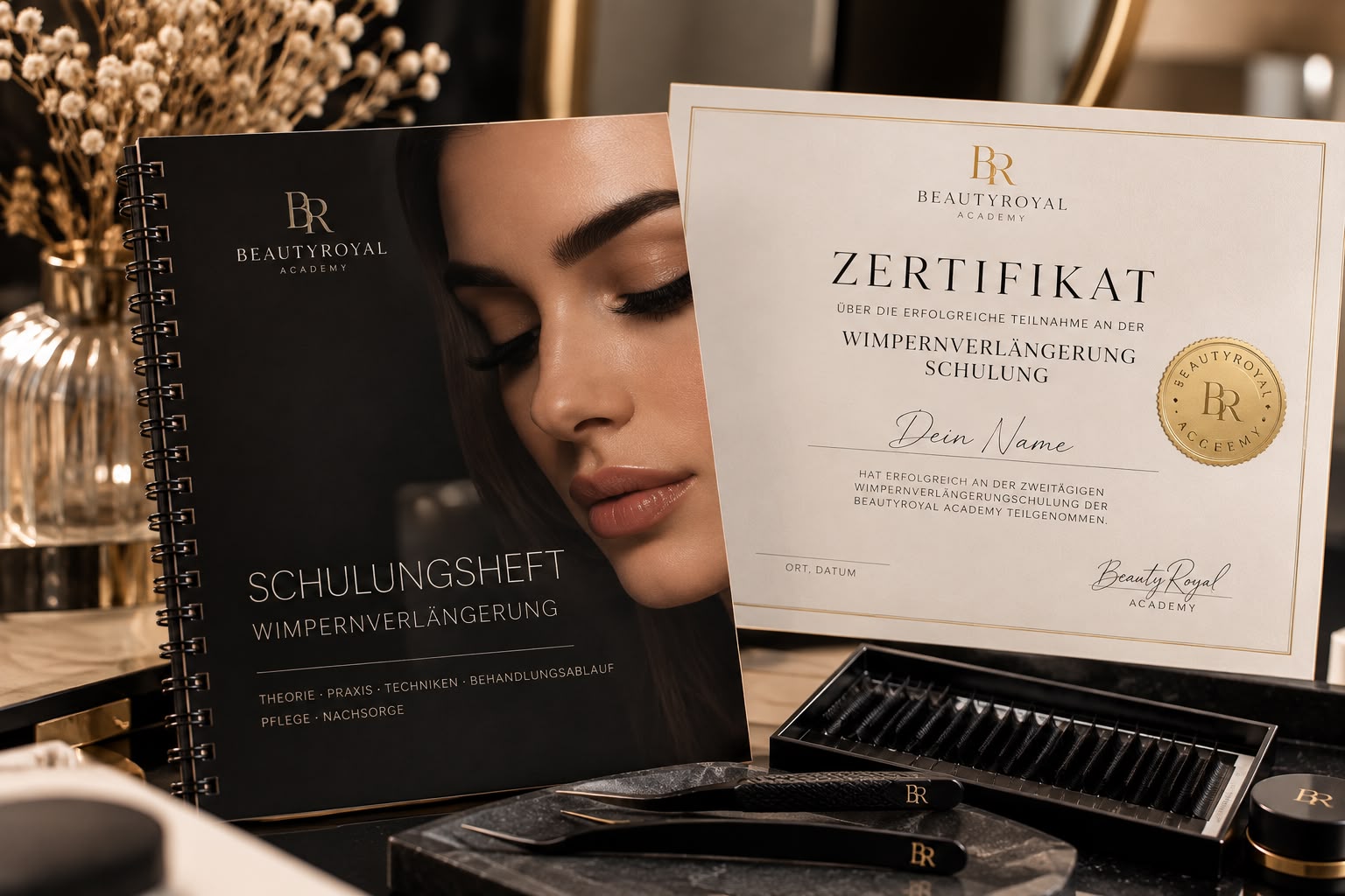 BeautyRoyal Academy Schulungszertifikat