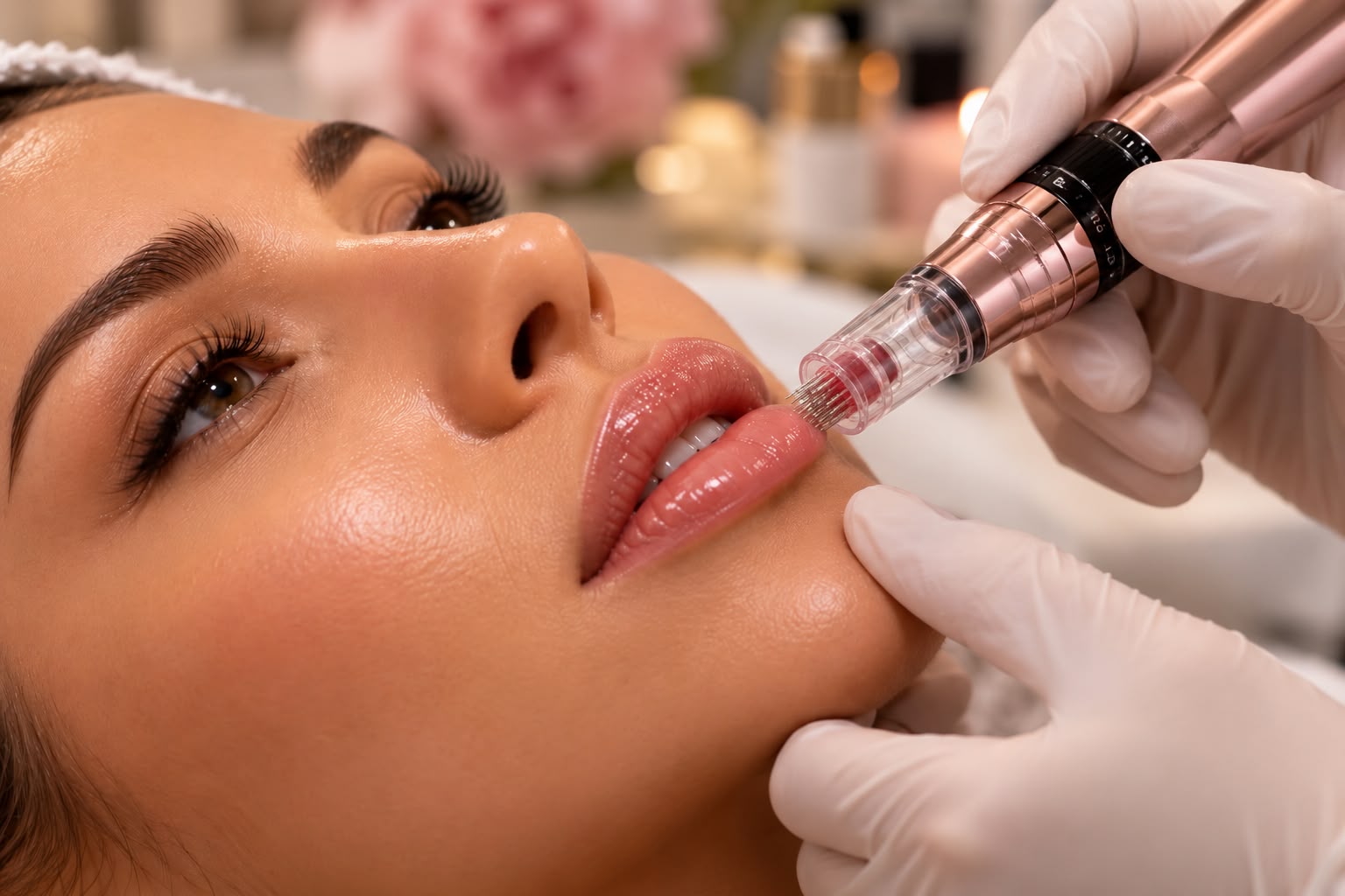 Kosmetische Lippenpflege
